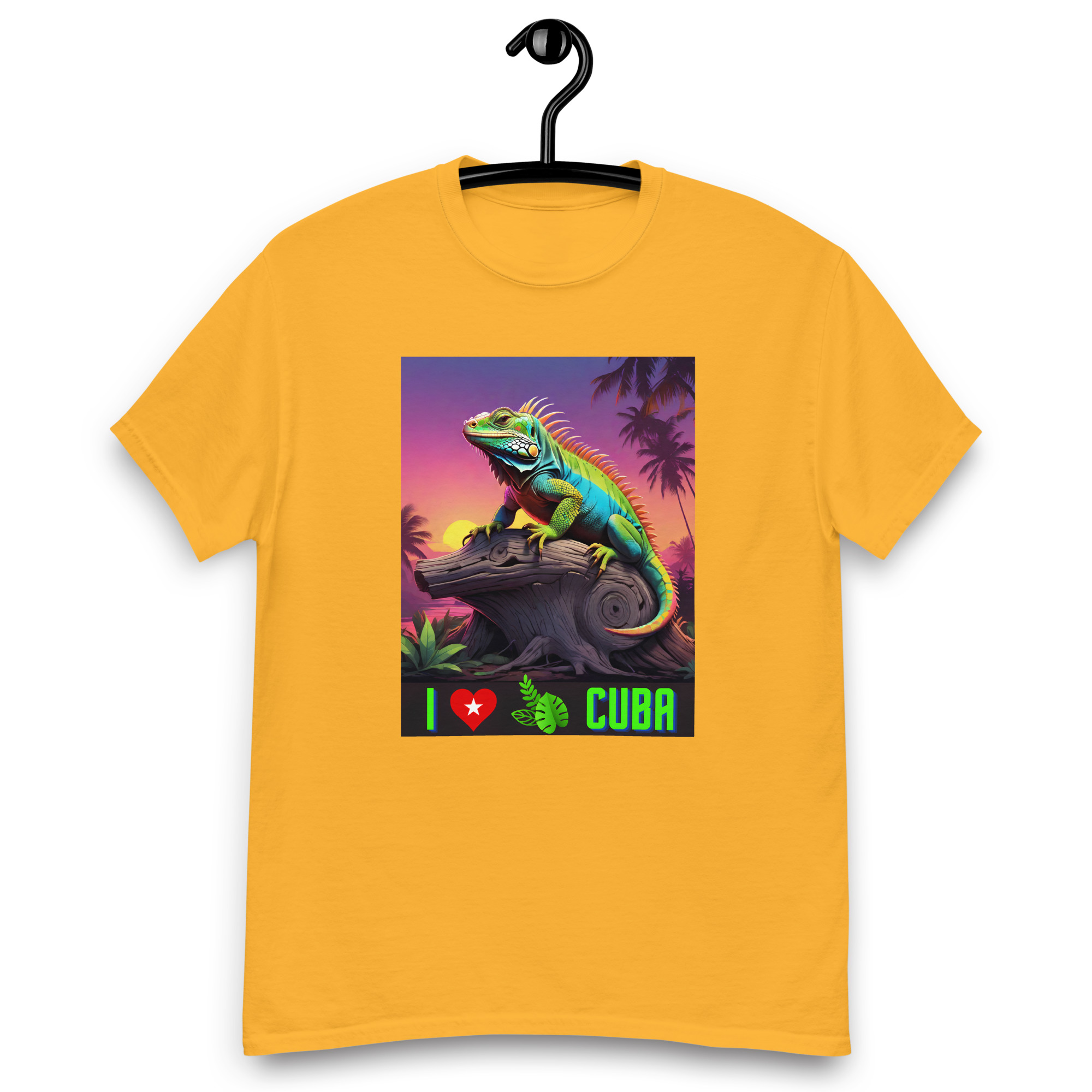 Cuba Half Sleeve Round Neck T-Shirt for Men