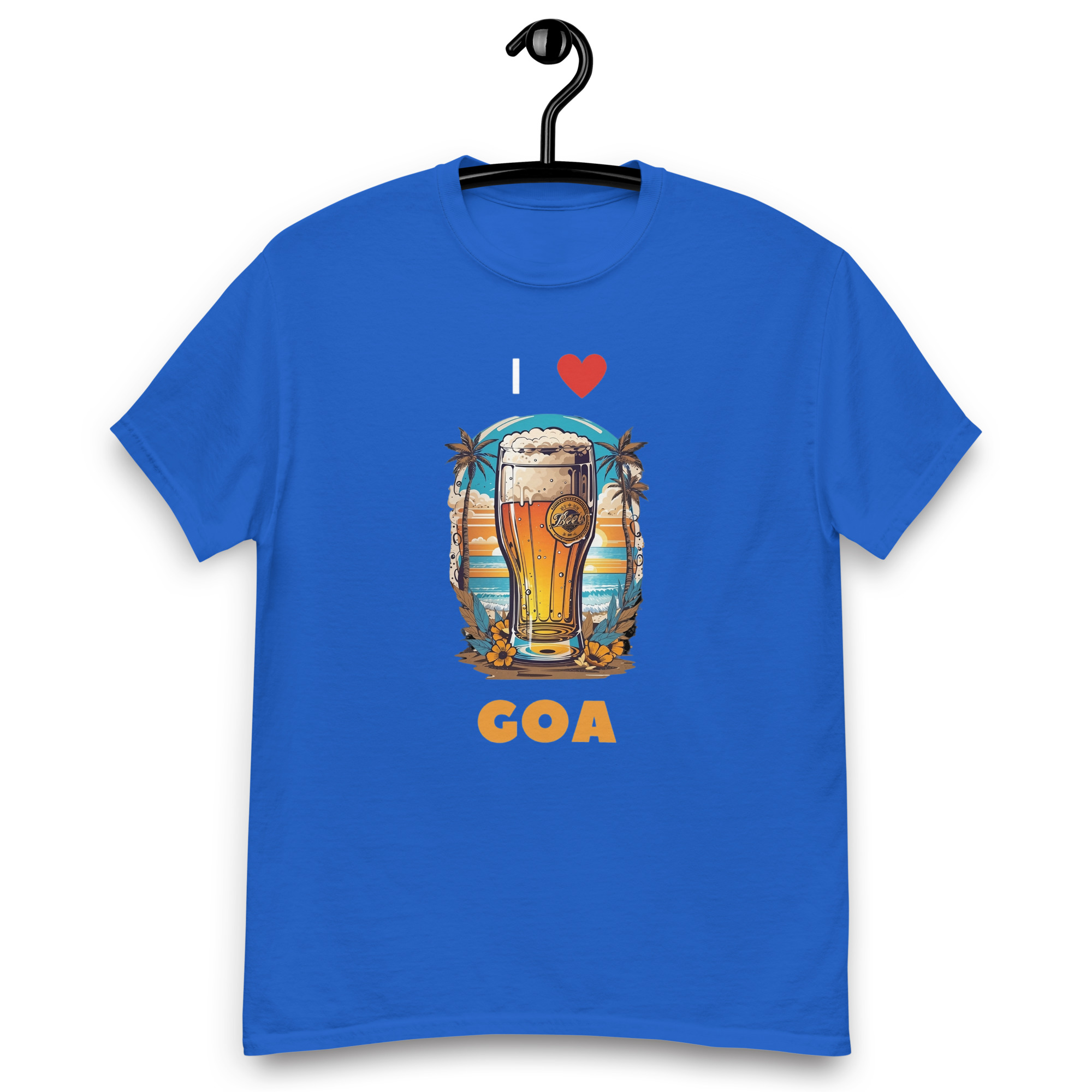 Love Goa Half Sleeve Round Neck T-Shirt for Men