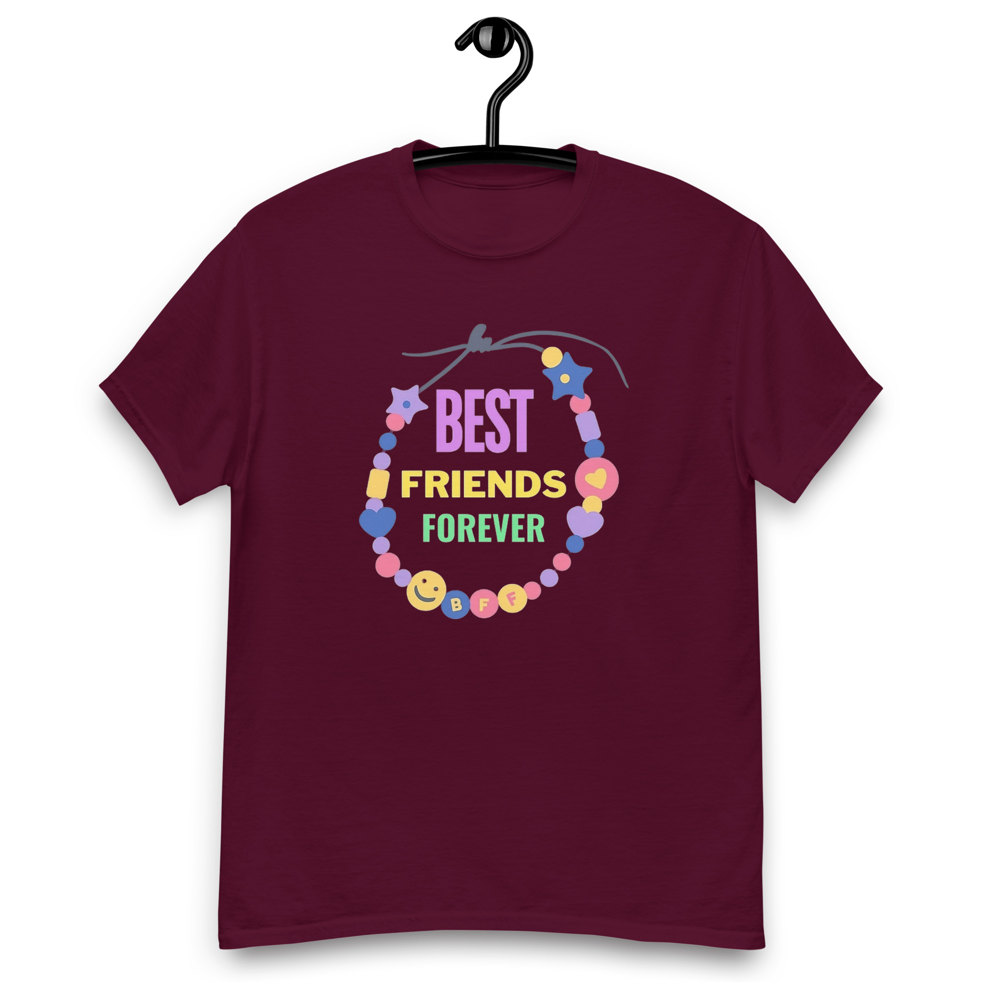 Best Friends Forever Round Neck T-Shirt for Men
